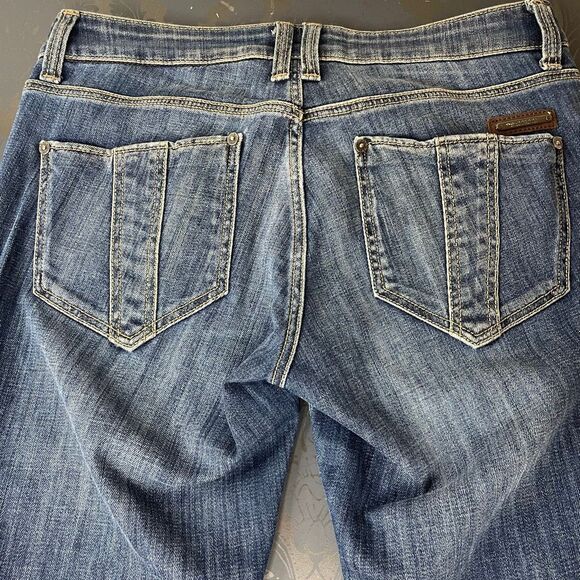 Burberry Brit Islington Low Rise Crop Boot Cut Jeans (altered length) Size 28 - Picture 9 of 12